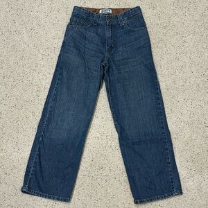 Boys 14 Regular Authentic Signature Levi Strauss & Co Jeans Loose Fit - Cotton